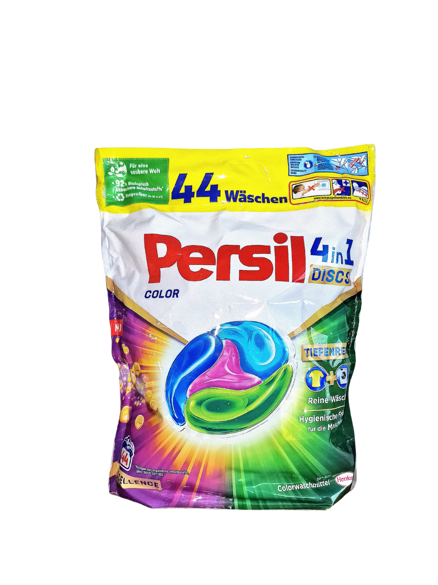 Skalbimo kapsulės Persil Color 4in1 su giliu švarumo plius technologija ir ilgai išliekančiu šviežumu, 44kaps